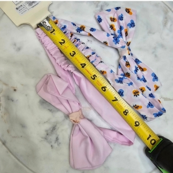 Cat & Jack Girls Head Wraps 2 Pack Floral/Pink - Picture 6 of 10
